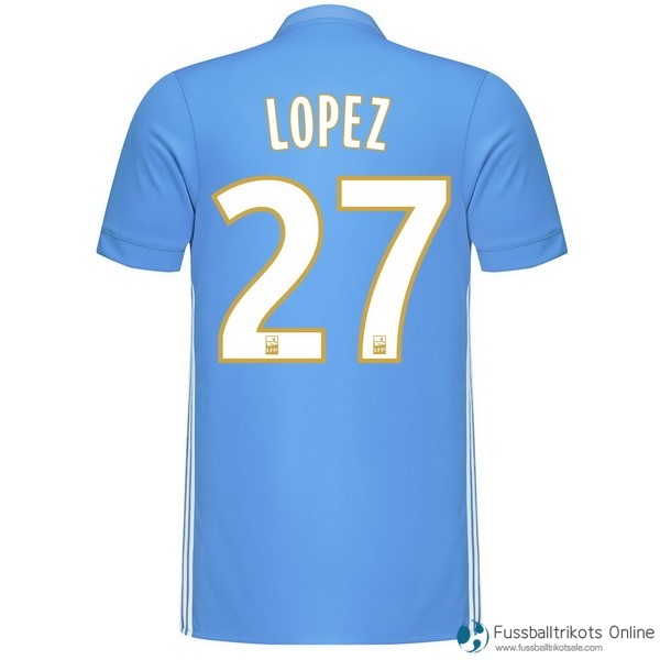 Marseille Trikot Auswarts Lopez 2017-18 Fussballtrikots Günstig
